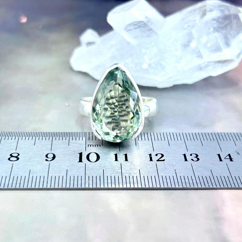 Teardrop Cut Large Gemstone Ring