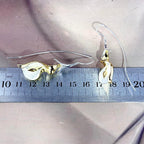Mixed Metal Flower Earrings
