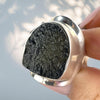 Real Moldavite Women's Ring