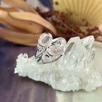 Rose Quartz Cluster Ring