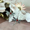 Dragonfly Crystal Earrings