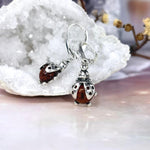 Beetle Drop Earrings