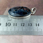 Pietersite Elongated Oval Pendant