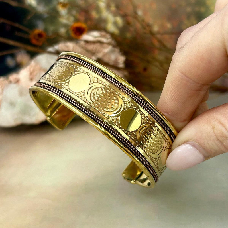 Triple Moon Cuff Bracelet