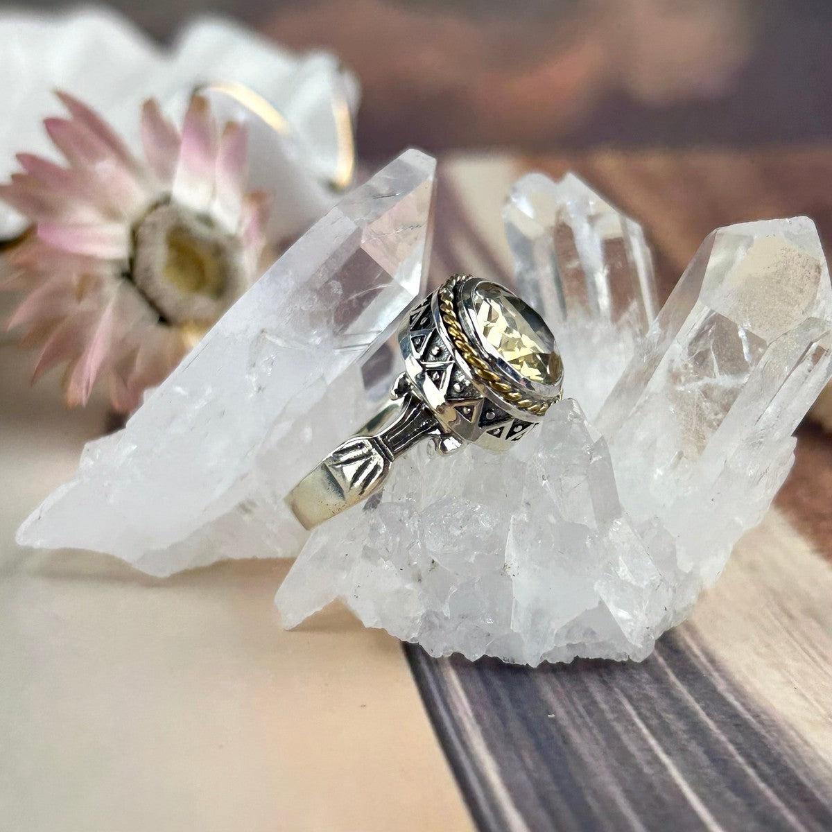 Citrine Cocktail Ring