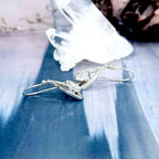 Rainbow Moonstone Contemporary Drop Earrings