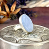 Blue Chalcedony Oval Ring