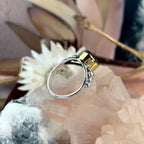 Garnet Silver And Gold Jewellery