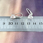 Pale Pink Gemstone Earrings
