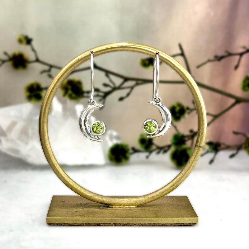 Moon Gemstone Earrings