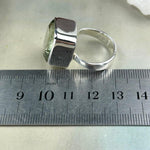 Rectangular Cut Gemstone Ring
