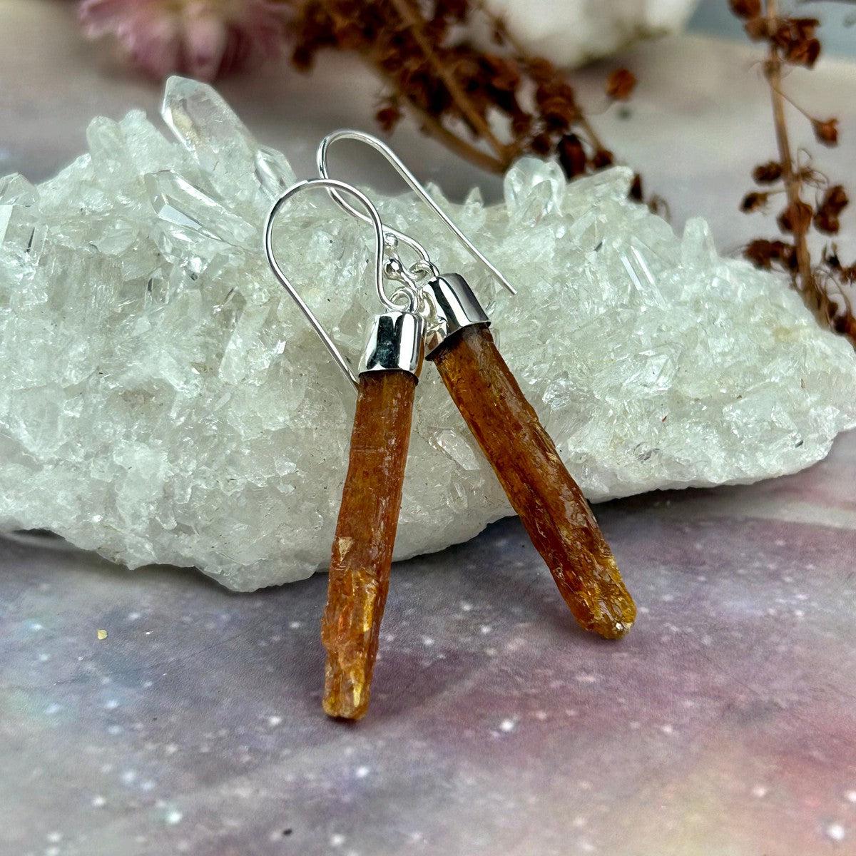 Sacral Chakra Crystal Earrings