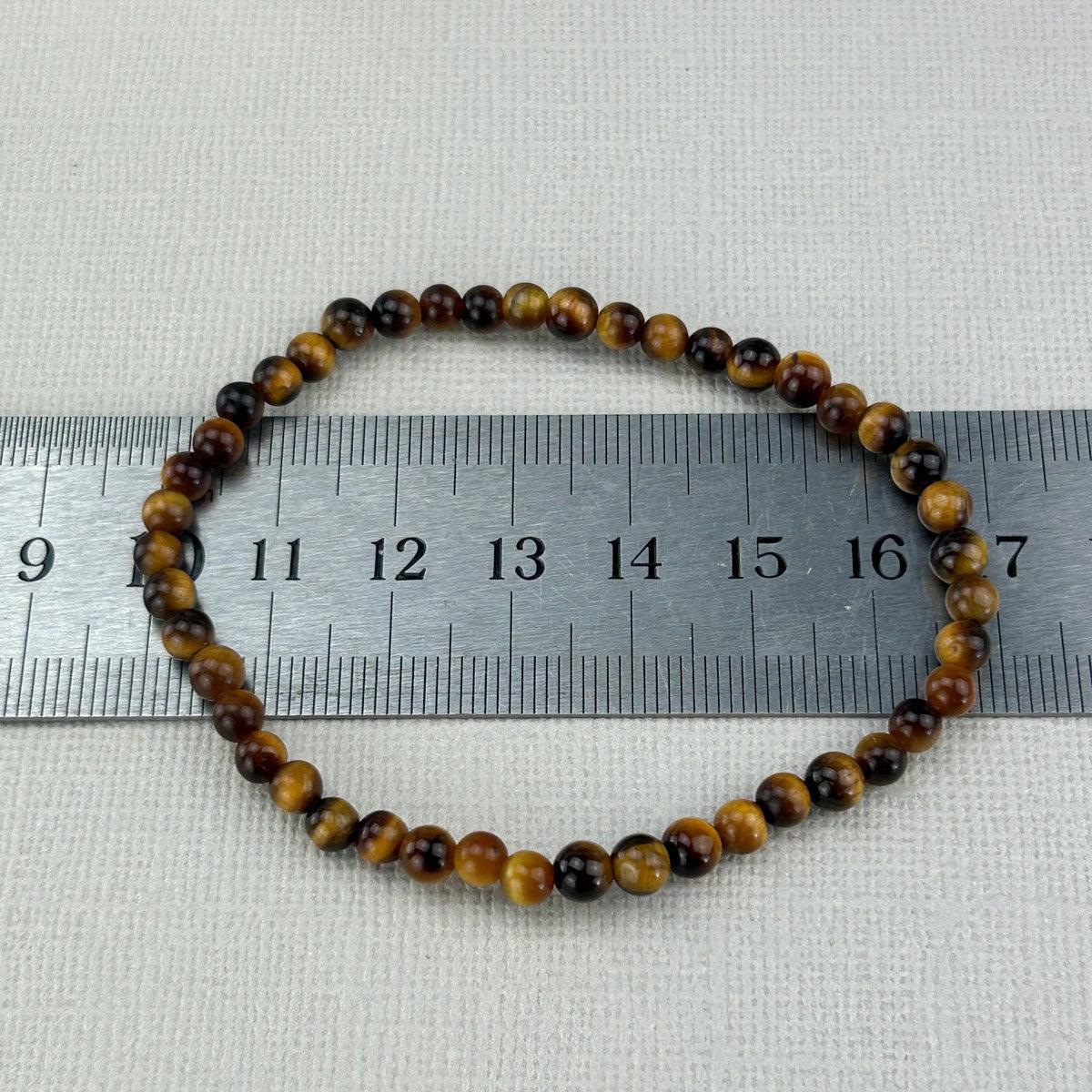 Men's Tiger's Eye Bead Bracelet