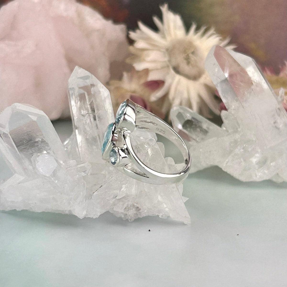 Women's Blue Topaz Ring