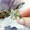 Peridot Dragonfly Ring