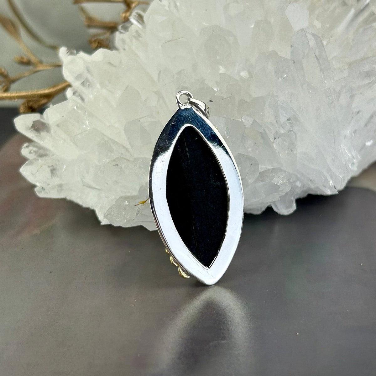 Black Tourmaline Raw Assorted Shape Pendants