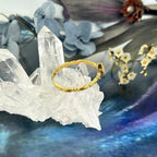 Blue Stone Gold Ring