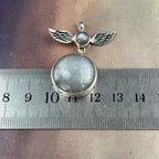 Shimmering Crystal Pendant