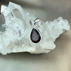 Garnet Teardrop Pendant