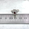 Garnet Pill Ring