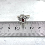 Garnet Pill Ring