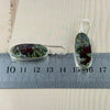 Mixed Crystal Drop Earrings