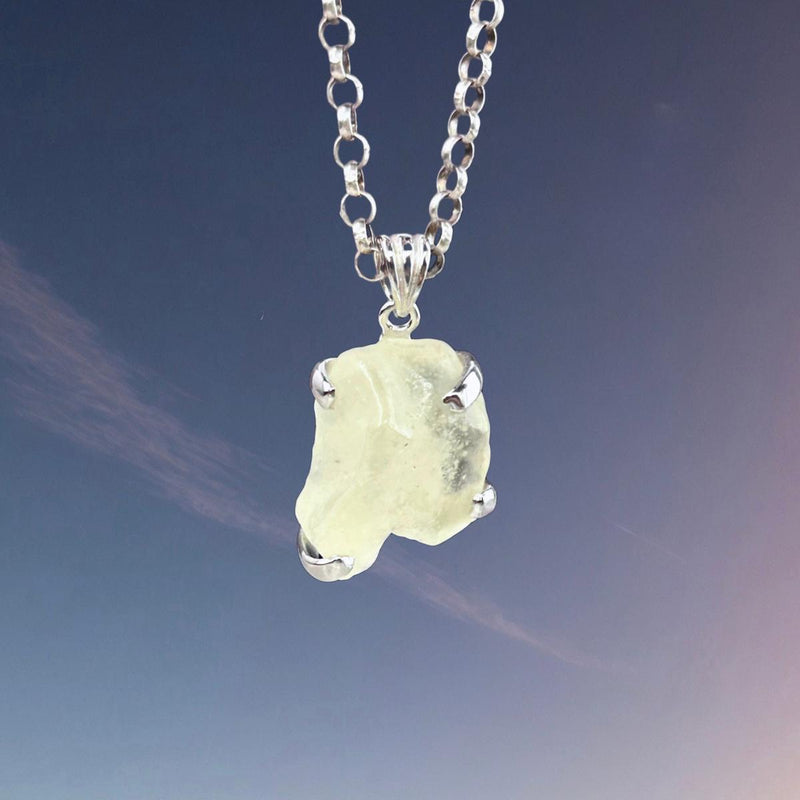 Libyan Desert Glass Freeform Pendants