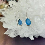 Bright Blue Crystal Earrings