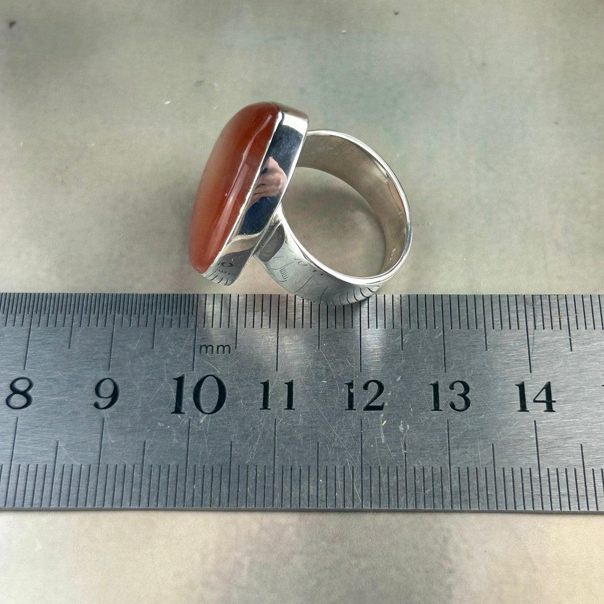 Carnelian Ladies Ring