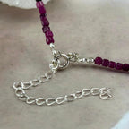 Ruby Beaded Necklace