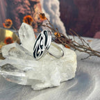 Black Onyx Eye Of Horus Ring