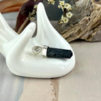 Black Tourmaline Sterling Silver Pendant