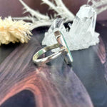 Polished Rectangle Amazonite Ring
