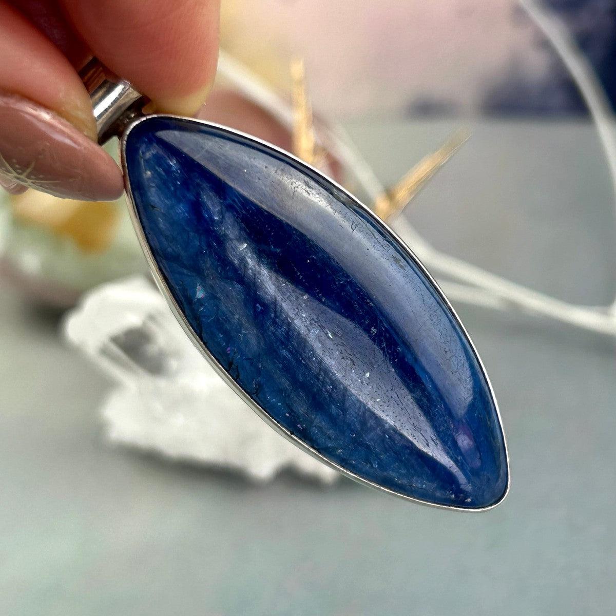 Blue Kyanite Large Pendant