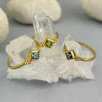 Crystal Gold Ring