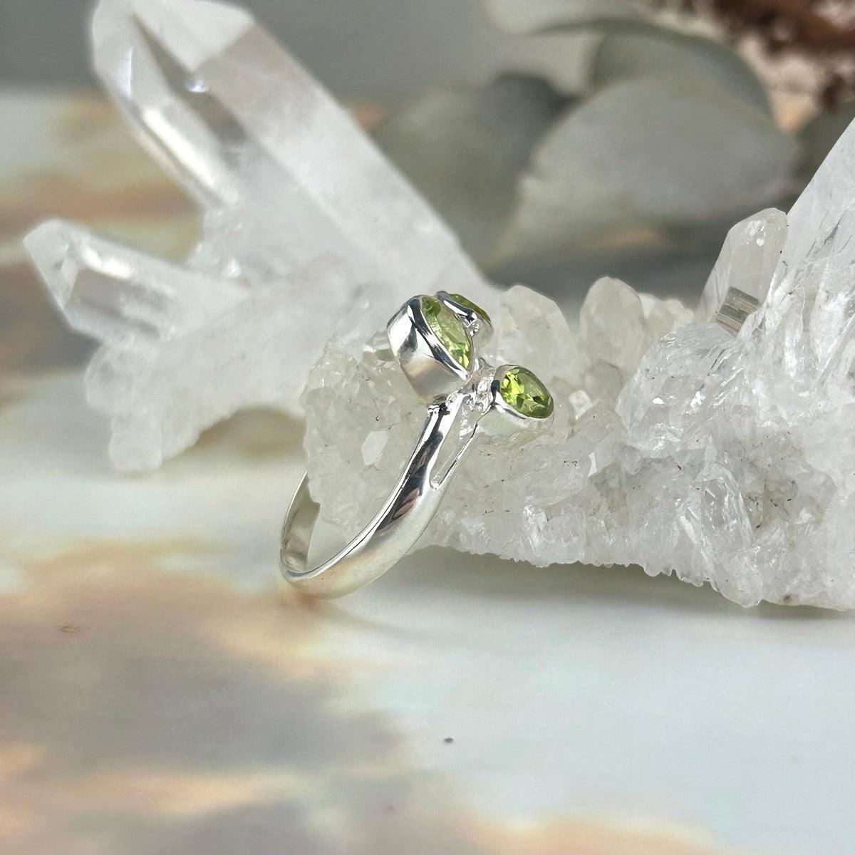 Peridot Sterling Silver Ring