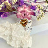 Citrine Heart Ring