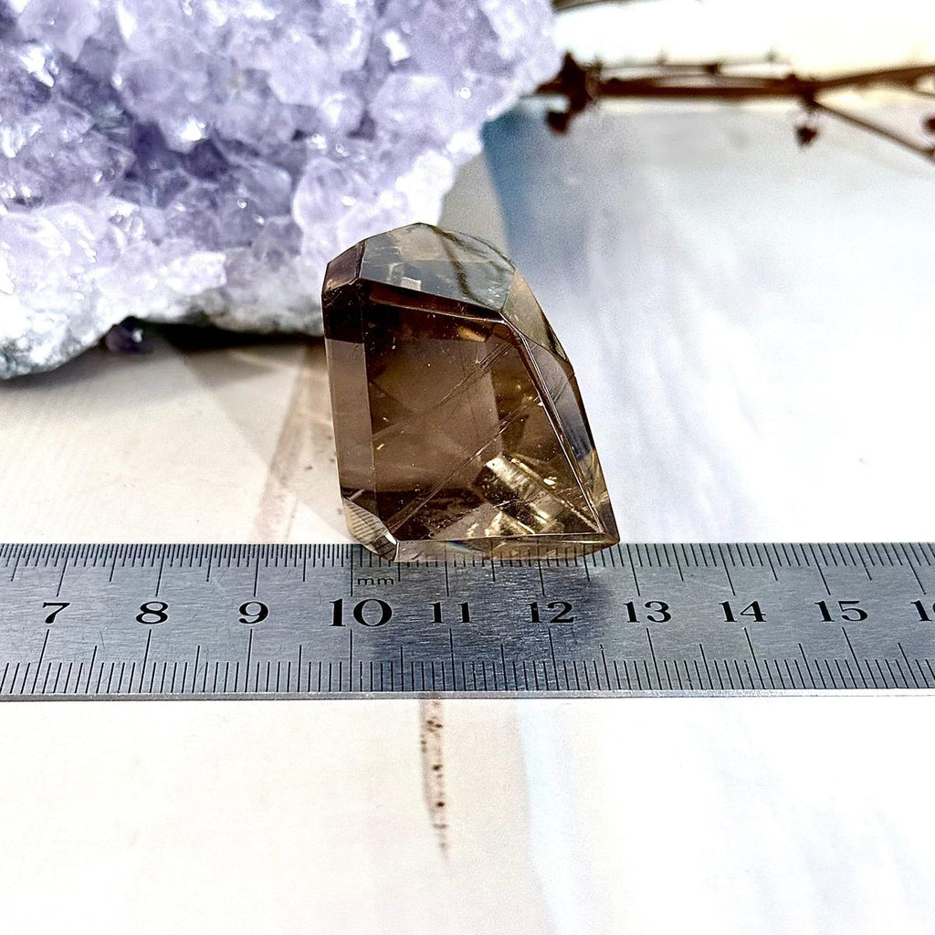 Smokey Rutile Quartz Crystal