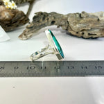 Malachite Elongated Teardrop Ring