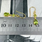 Peridot Double Drop Earrings