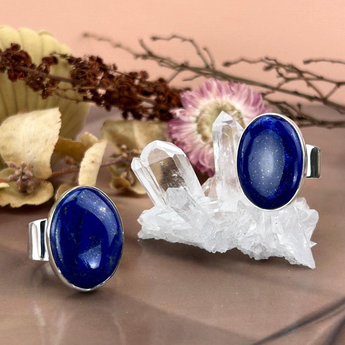 Oval Lapis Lazuli Ring