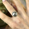 Sterling Silver Round Ring