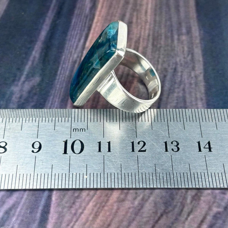 Moody Blue Crystal Ring
