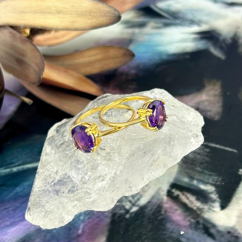 Amethyst Gold Ring