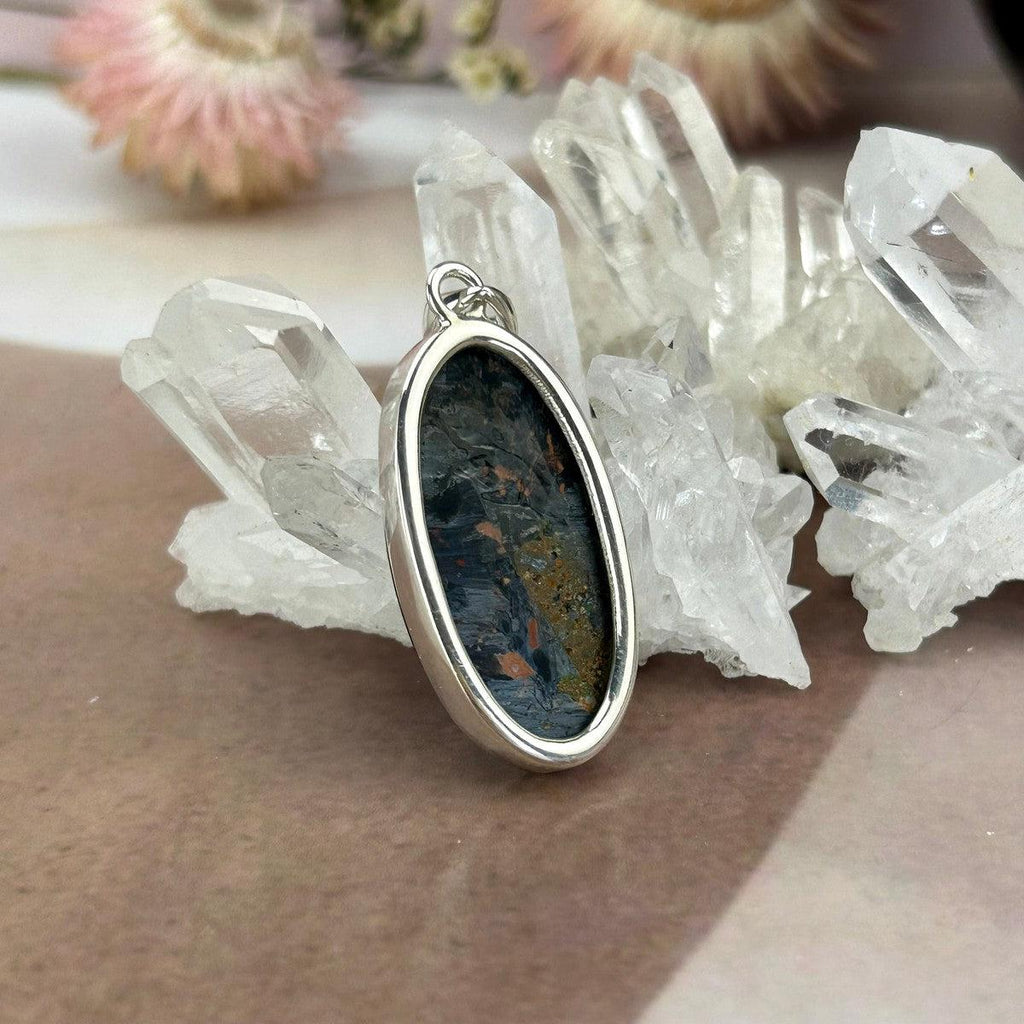 Navy Blue Stone Pendant