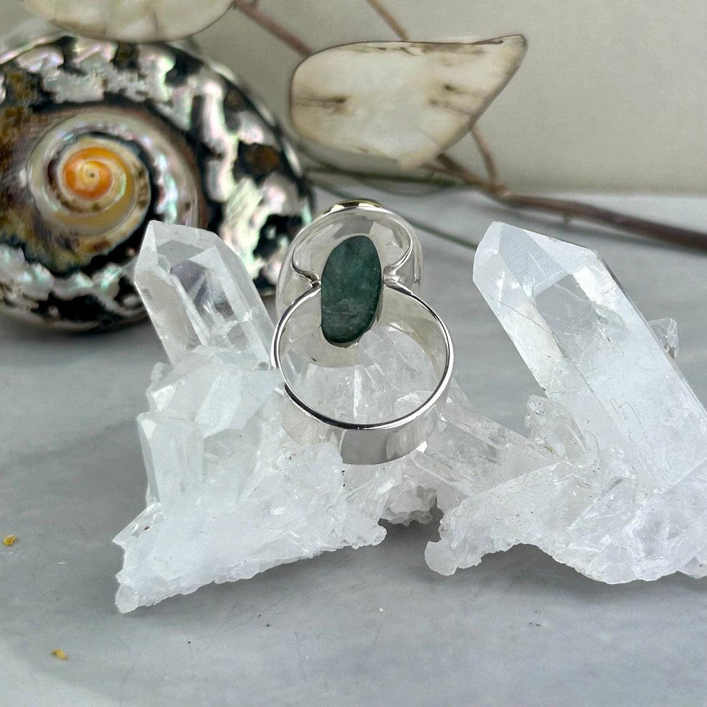 Sterling Silver Band Kyanite Ring