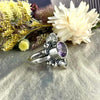 Amethyst & Killiecrankie Diamond Ring By Lauren Harris