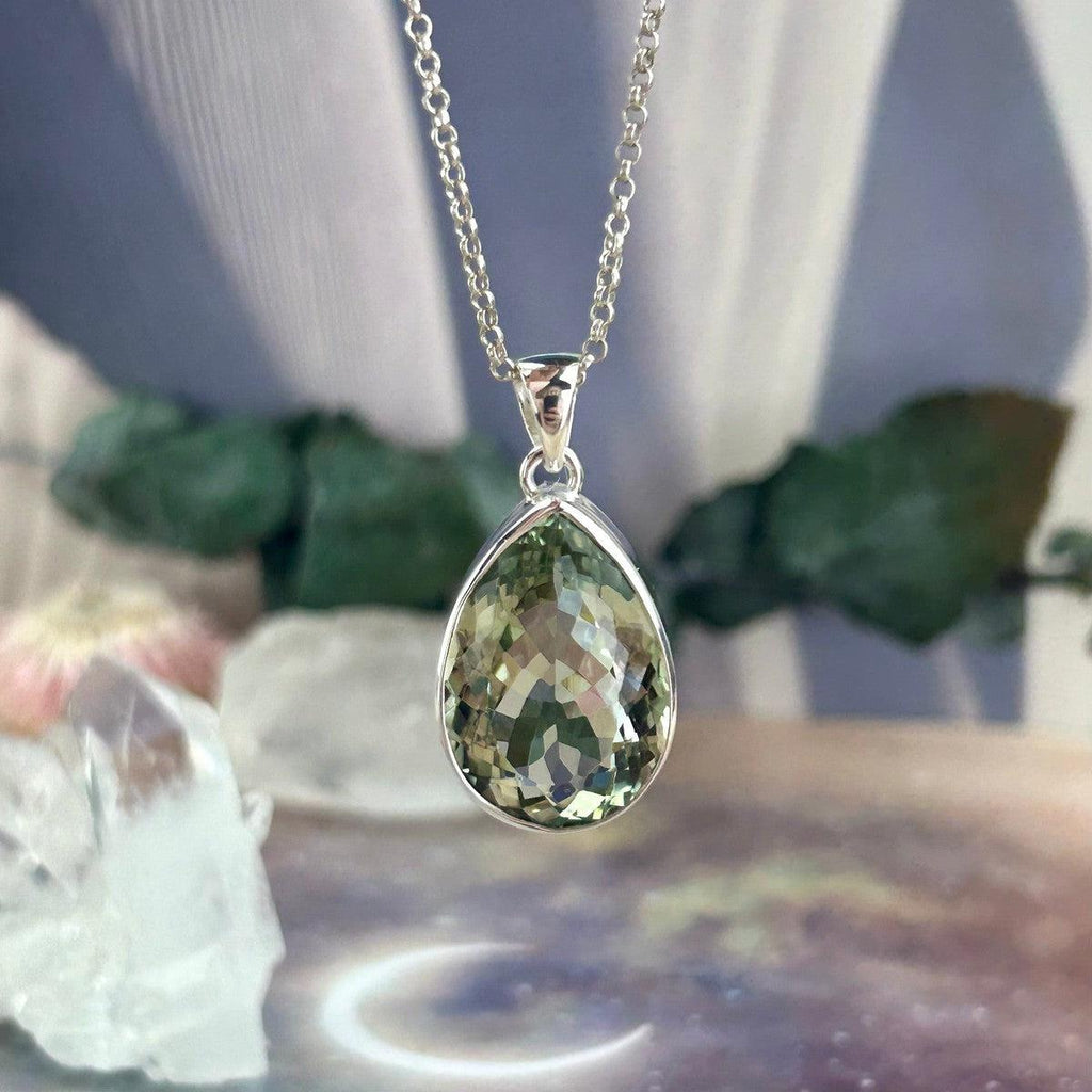 Green Amethyst Pendant