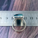 Sterling Silver Crystal Bar Ring