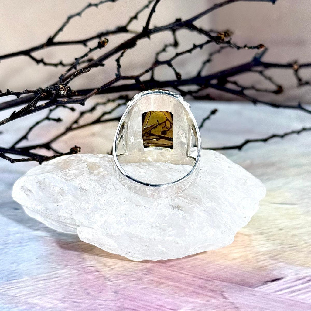 Size 9 Citrine Ring